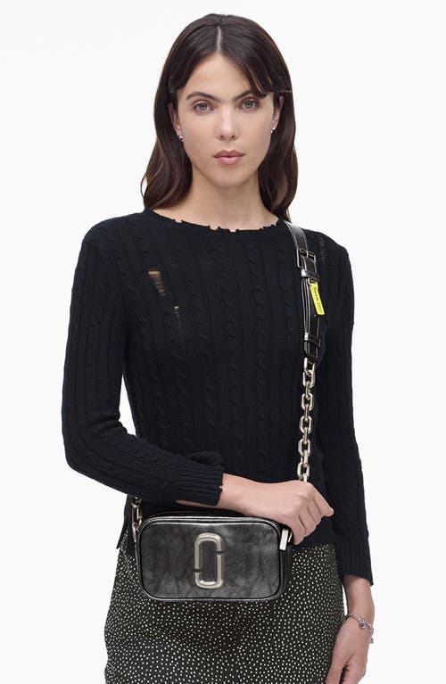 Shop Marc Jacobs The Big Shot Crossbody Bag In Dark Grey