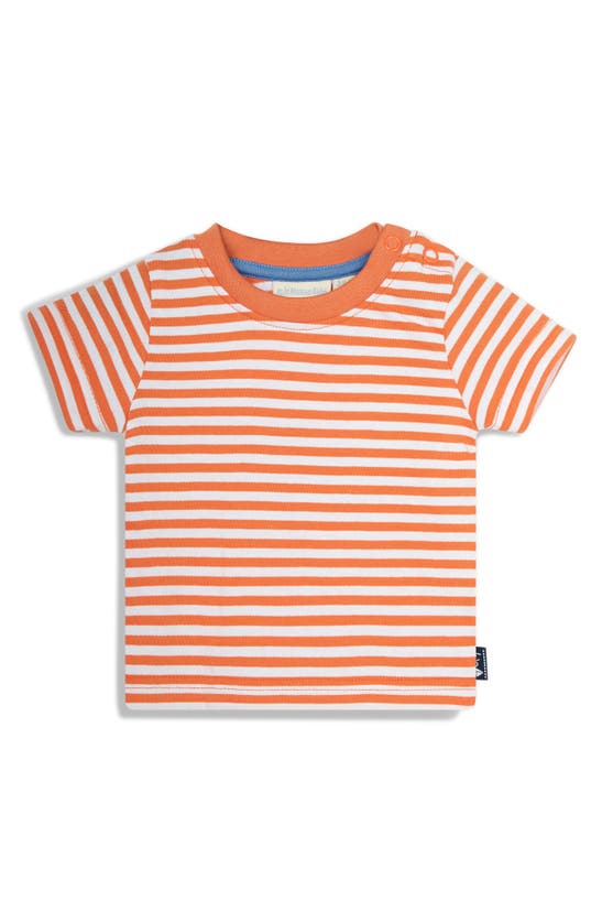 Shop Jojo Maman Bébé Stripe T-shirt & Toucan Overalls Set In Cobalt