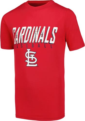 Youth Stitches Red/White St. Louis Cardinals T-Shirt Combo Set Size: Large