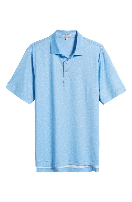 Shop Peter Millar Show Me The Way Performance Golf Polo In Cottage Blue