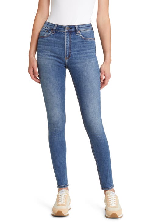 Nina High Waist Ankle Skinny Jeans (Garner)