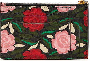 Morgan Rose Garden Zip Around Continental Wallet