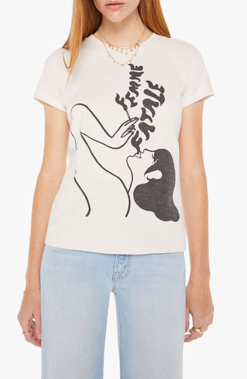 MOTHER The Sinful Embroidered T-Shirt Femme Fatale at Nordstrom,