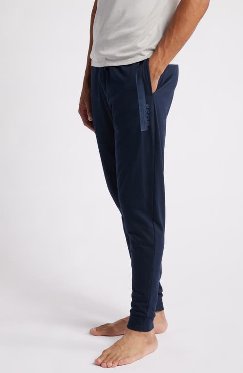 Shop Hugo Boss Boss <br />authentic Cotton Lounge Pants<br /> In Dark Blue