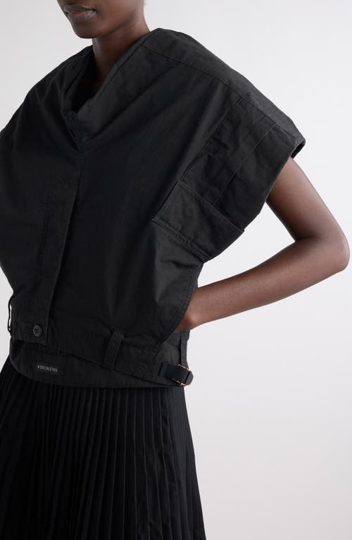 Balenciaga Tailored Pants Wool Top In 1000 Black