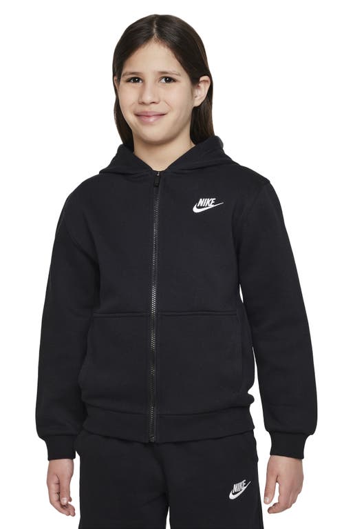 NIKE NIKE KIDS' SPORTSWEAR CLUB FLEECE FULL-ZIP HOODIE