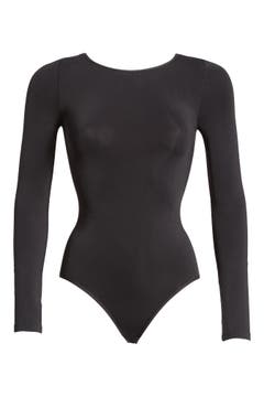 DKNY Opaque Bodysuit | Nordstrom