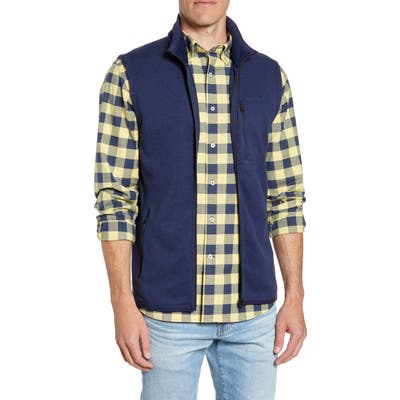 Southern Tide Samson Classic Fit Fleece Vest, Blue