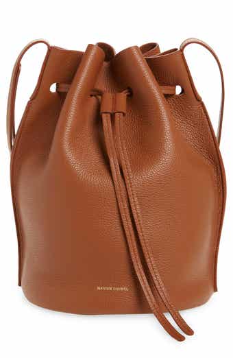 Strathberry Midi Lana Leather Bucket Bag