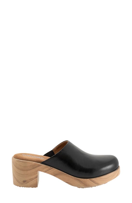 Softwalk Felida Platform Mule In Black