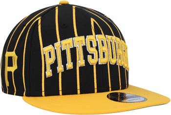 Pittsburgh Pirates Fanatics Branded Tri-Tone Snapback Hat - White/Gold