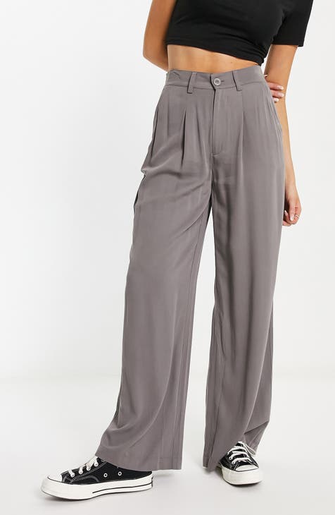 Wide Leg Dad Trousers
