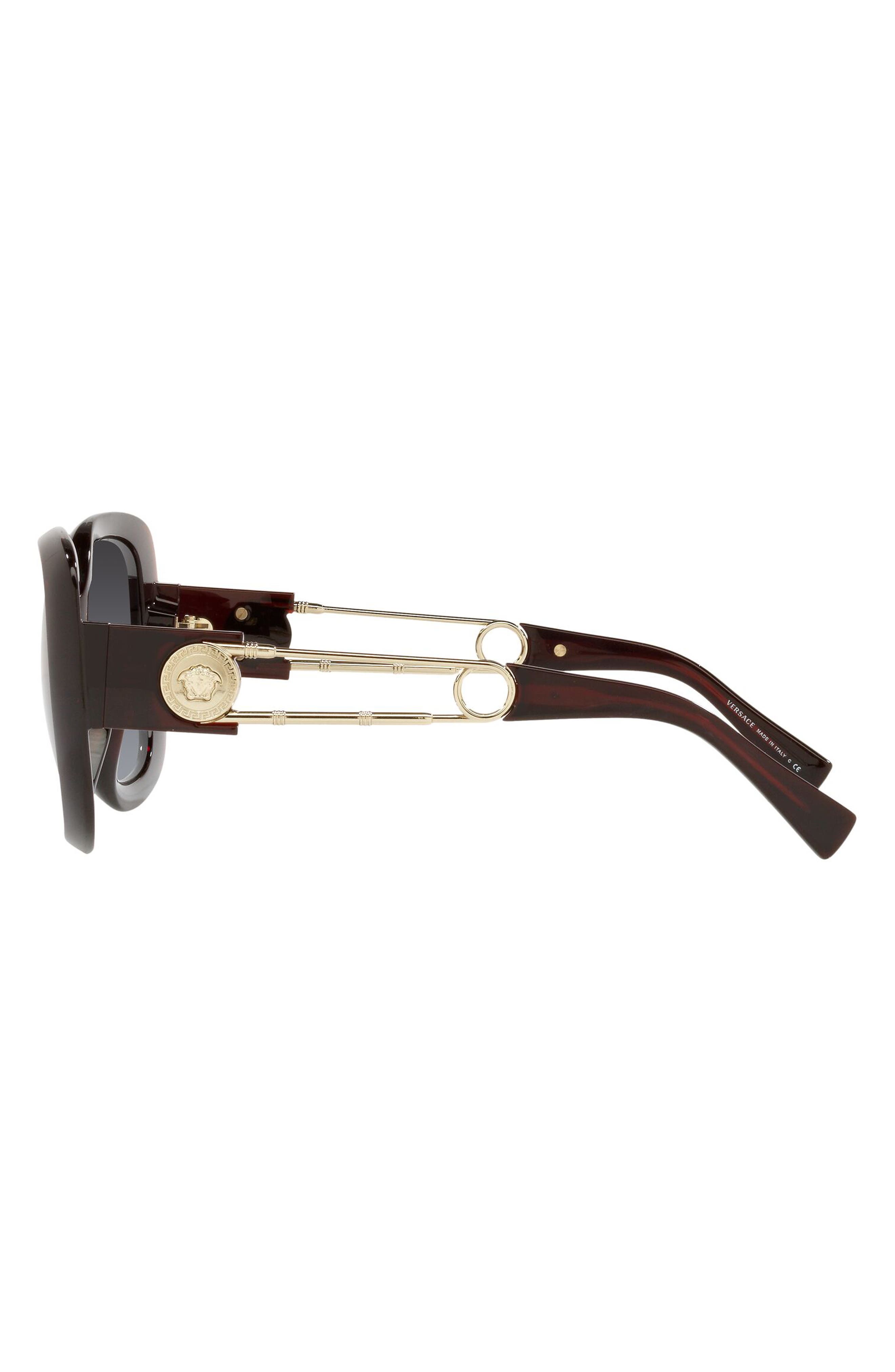 versace 54mm square sunglasses