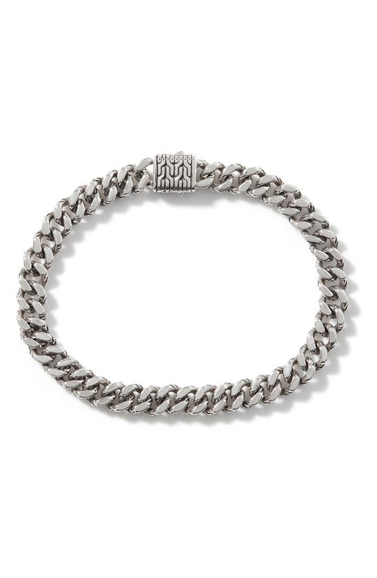Shop John Hardy Classic Chain Curb Chain Bracelet In Silver