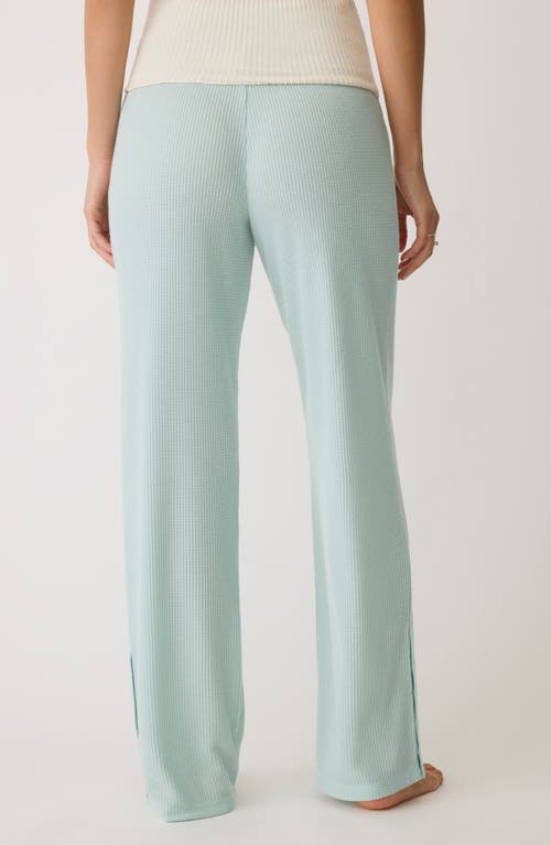 PJ SALVAGE PJ SALVAGE TAKE IT EASY WAFFLE KNIT PAJAMAS PANTS 