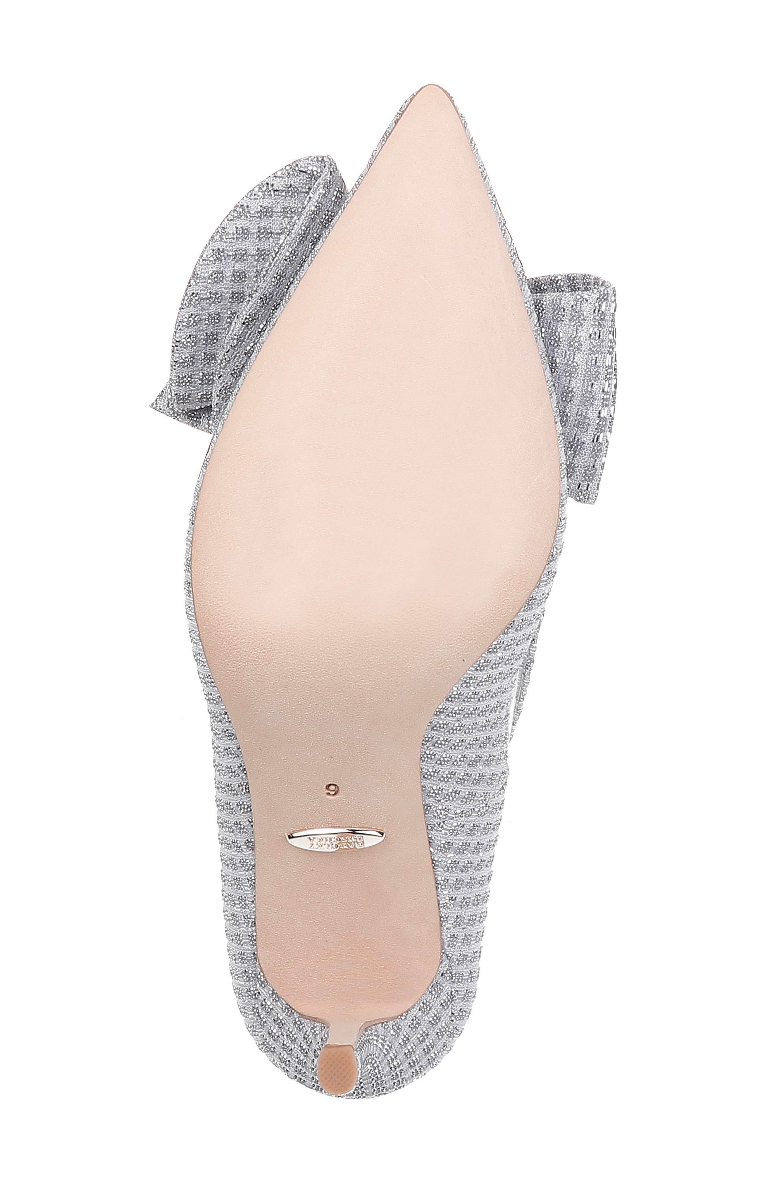 badgley mischka frances bow pump