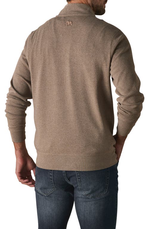 THE NORMAL BRAND THE NORMAL BRAND PUREMESO WEEKEND QUARTER ZIP TOP