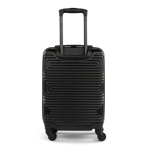 Swiss Mobility Sfo 3 Piece Set Hardside Luggage Abs In Black