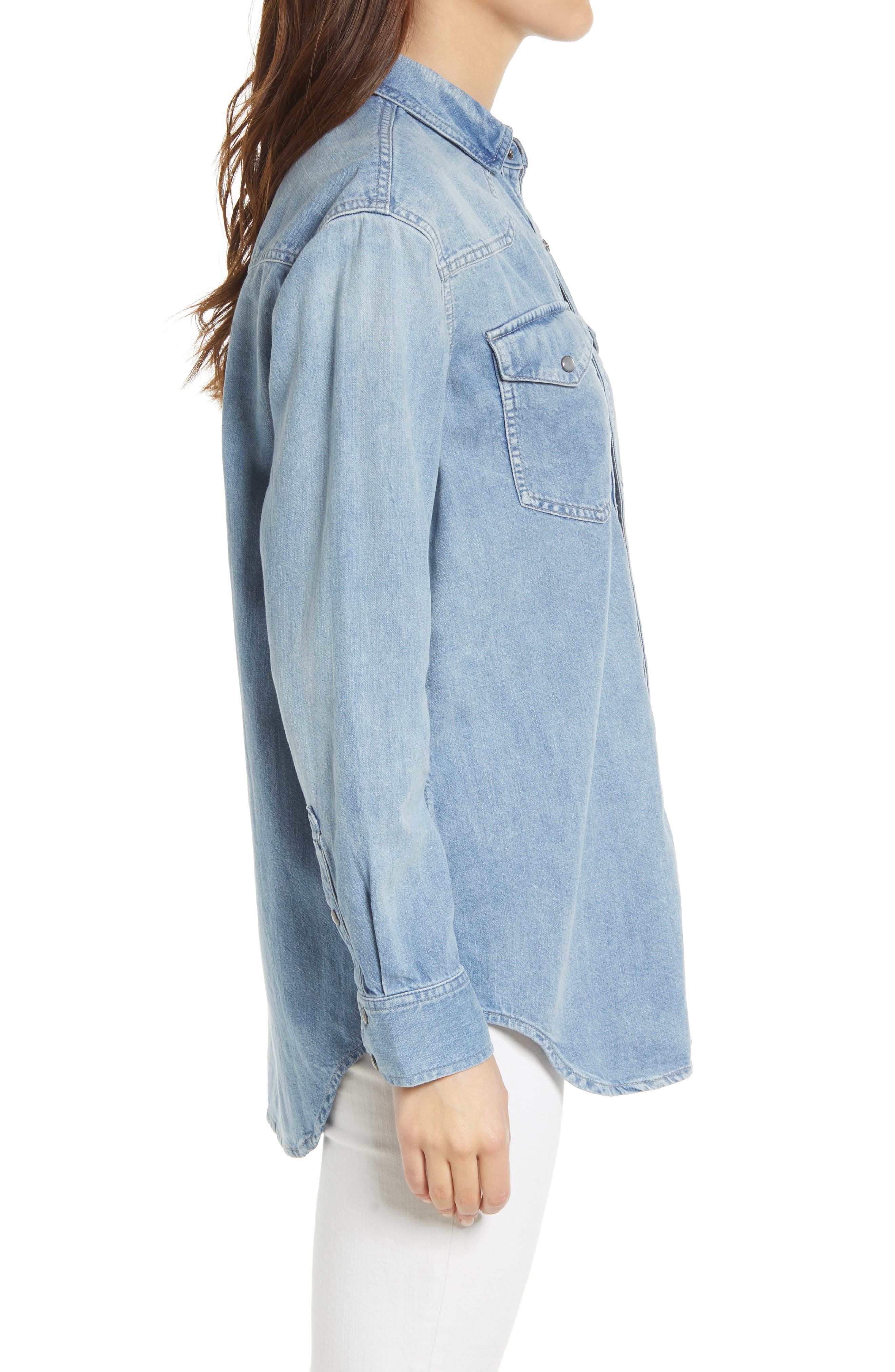 Madewell Denim Snap Western Shirt 