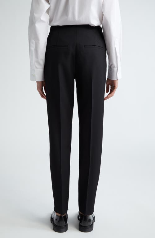 Partow Hudson Virgin Wool Knit Pants In Black