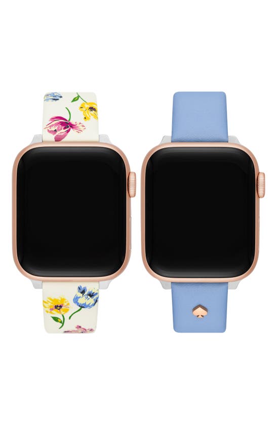 Kate Spade Leather 18mm Metro Watch Head & Apple Watch® Watchband Set ...