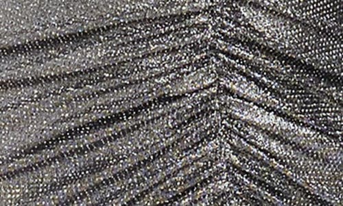 DRESS THE POPULATION DRESS THE POPULATION BRITT METALLIC CENTER RUCHED SHEATH GOWN