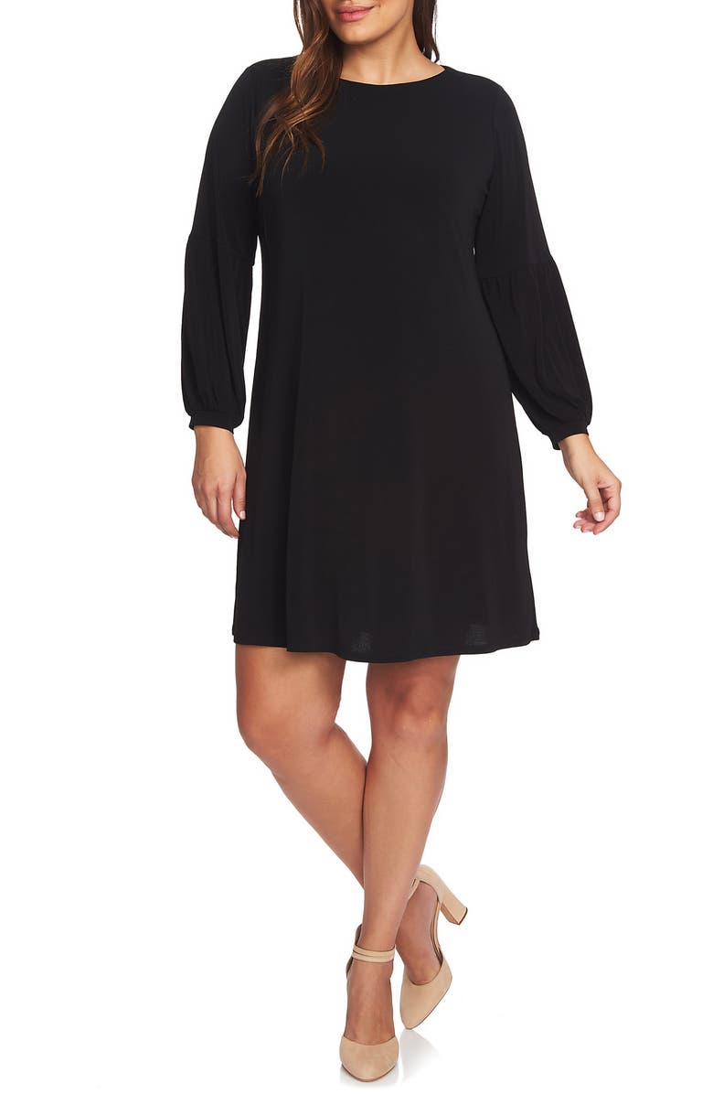 CeCe Puff Sleeve Knit Dress (Plus Size) | Nordstrom