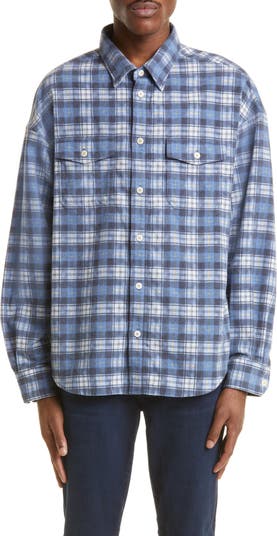 Pioneer Khadi Check Brushed Flannel Button-Up Shirt