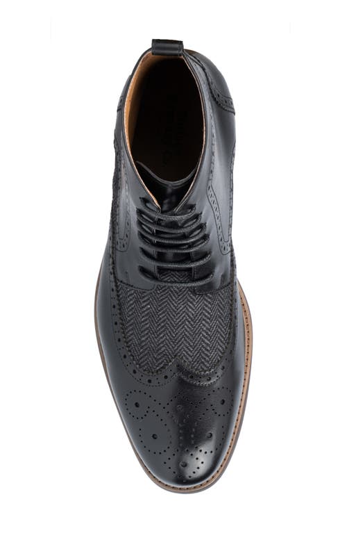 Vintage Foundry Flint Herringbone Boot In Black