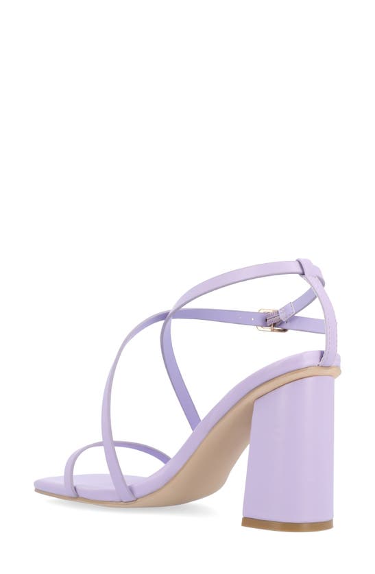 Journee Collection Tru Comfort Foam Lenorra Strappy Sandal In Lilac