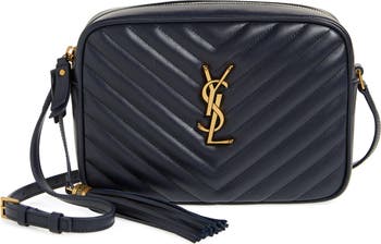 Saint Laurent Lou Camera Bag Suede/Leather, 100% Authentic, $1590