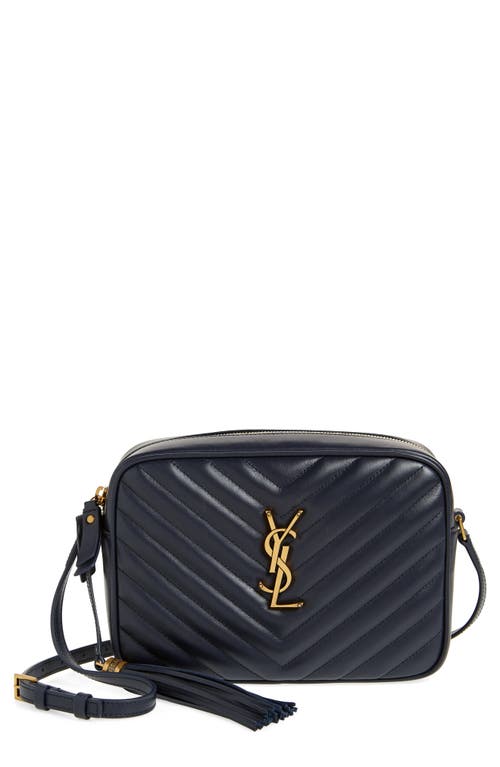 Saint Laurent Ysl UPTOWN POUCH IN CROCODILE-EMBOSSED SHINY LEATHER In Crema  Soft