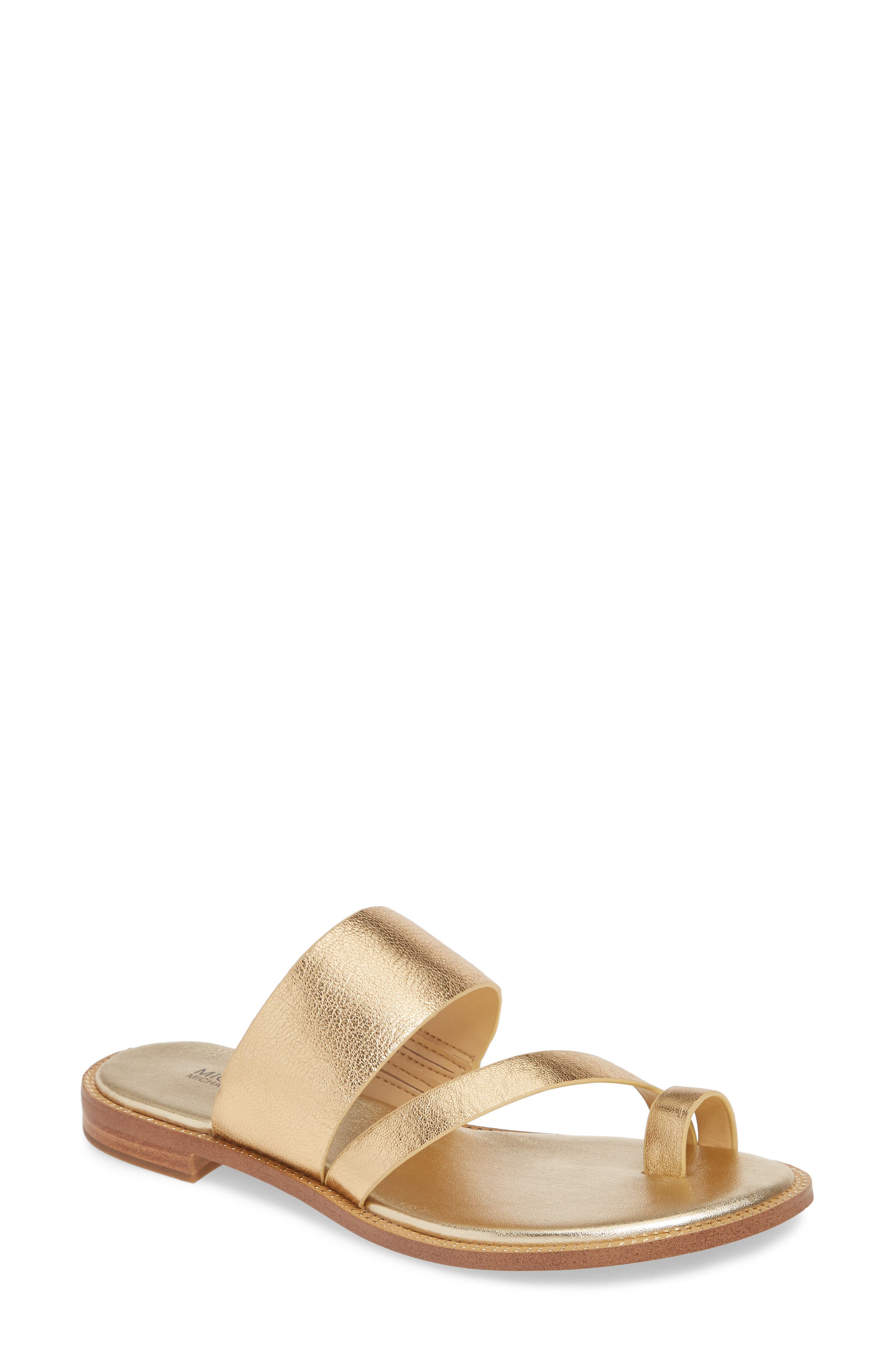 Pratt logo and leather sandal on sale