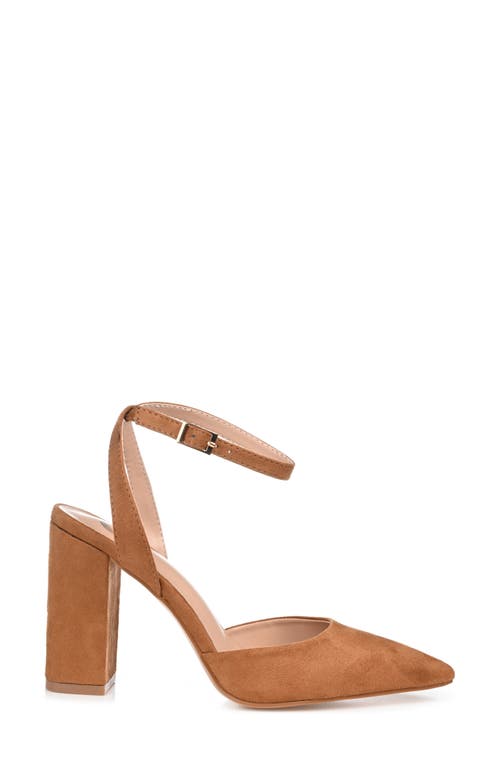Shop Journee Collection Tyra Pump In Tan