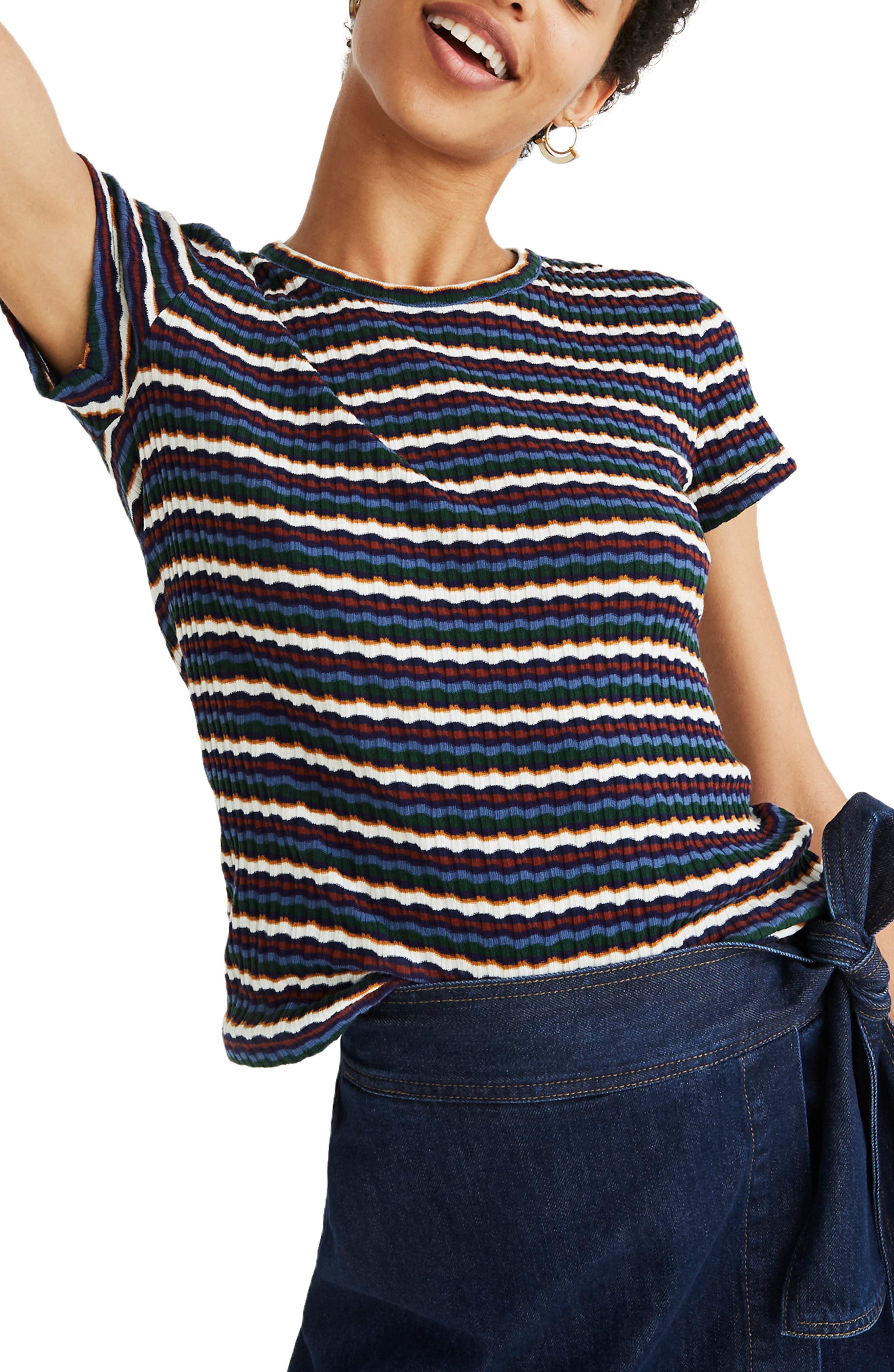 Madewell Ribbed Baby Tee Nordstrom
