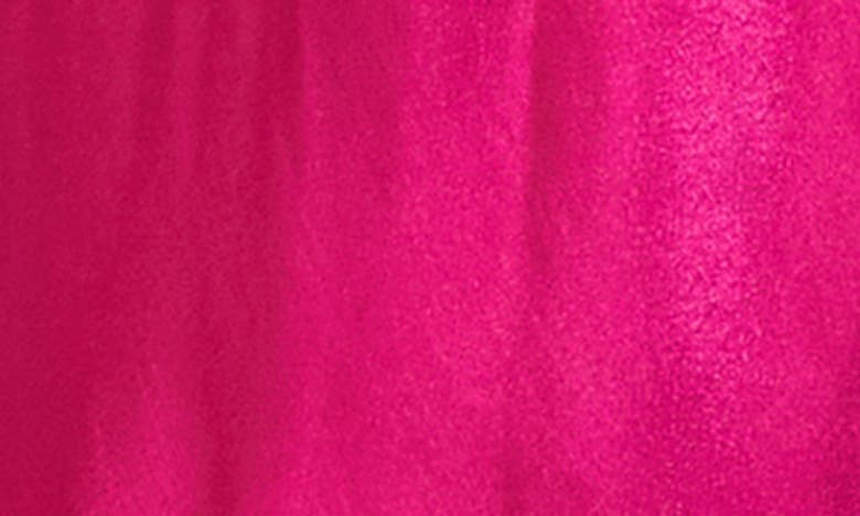 Shop Astr The Label Quinta Chain Halter Satin Dress In Fuchsia