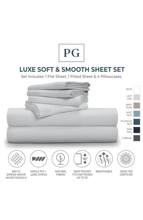 PILLOW GUY PILLOW GUY LUXE SOFT 'N SMOOTH TENCEL® LYOCELL SHEET SET 