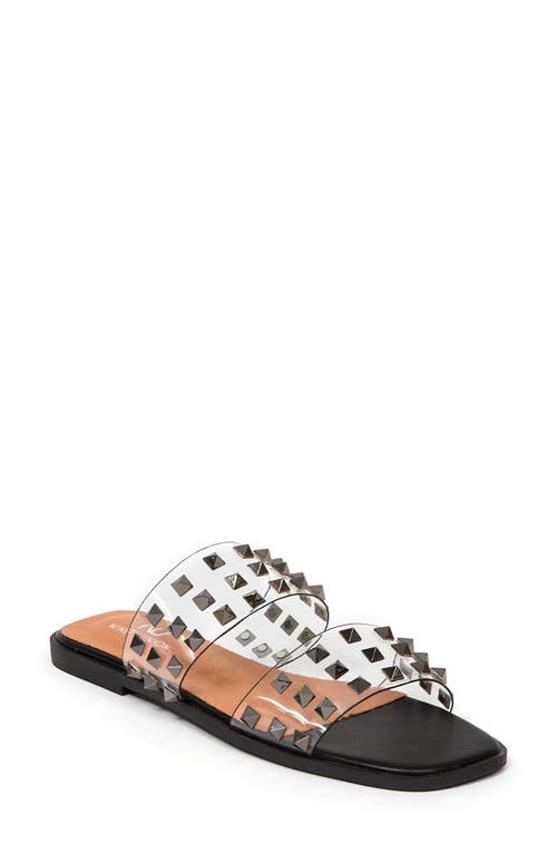 Ninety Union Bloom Slide Sandal In Black