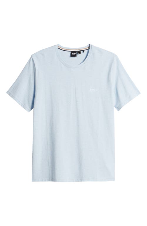 Hugo Boss Boss Mix Match Pajama T-shirt In Light Blue