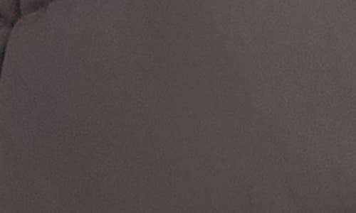 Laundry By Shelli Segal Faux Fur Trim Bibbed Puffer Jacket In Storm Grey