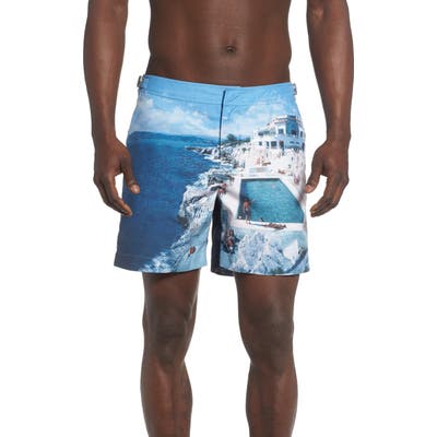 Orlebar Brown Bulldog Roc Pool Ii Photographic Swim Trunks, None