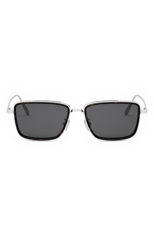 Dior 'blacksuit S9u 53mm Rectangular Sunglasses In Black