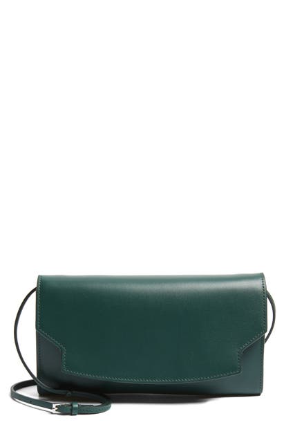 Click to view more detailed imagery on our partner's website The Row Lady Leather Wallet In Deep Jungle