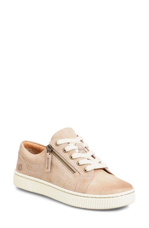 KELSEY  Playful Lace-Up Platform Tennis Shoes in Leather or