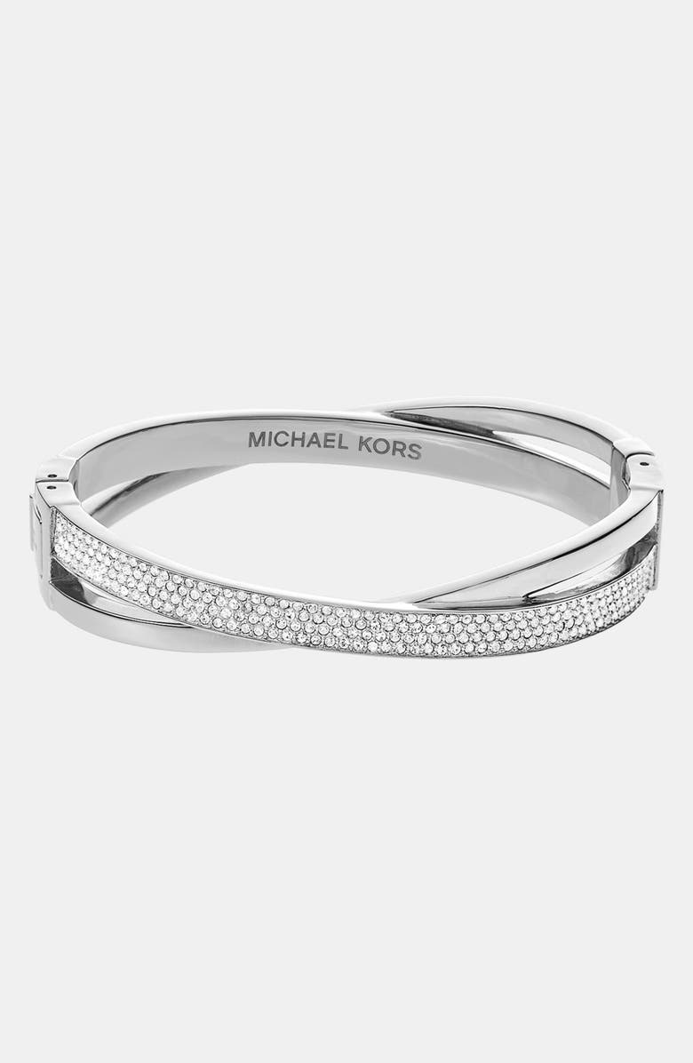 Michael Kors 'Brilliance' Crisscross Hinged Bracelet ...