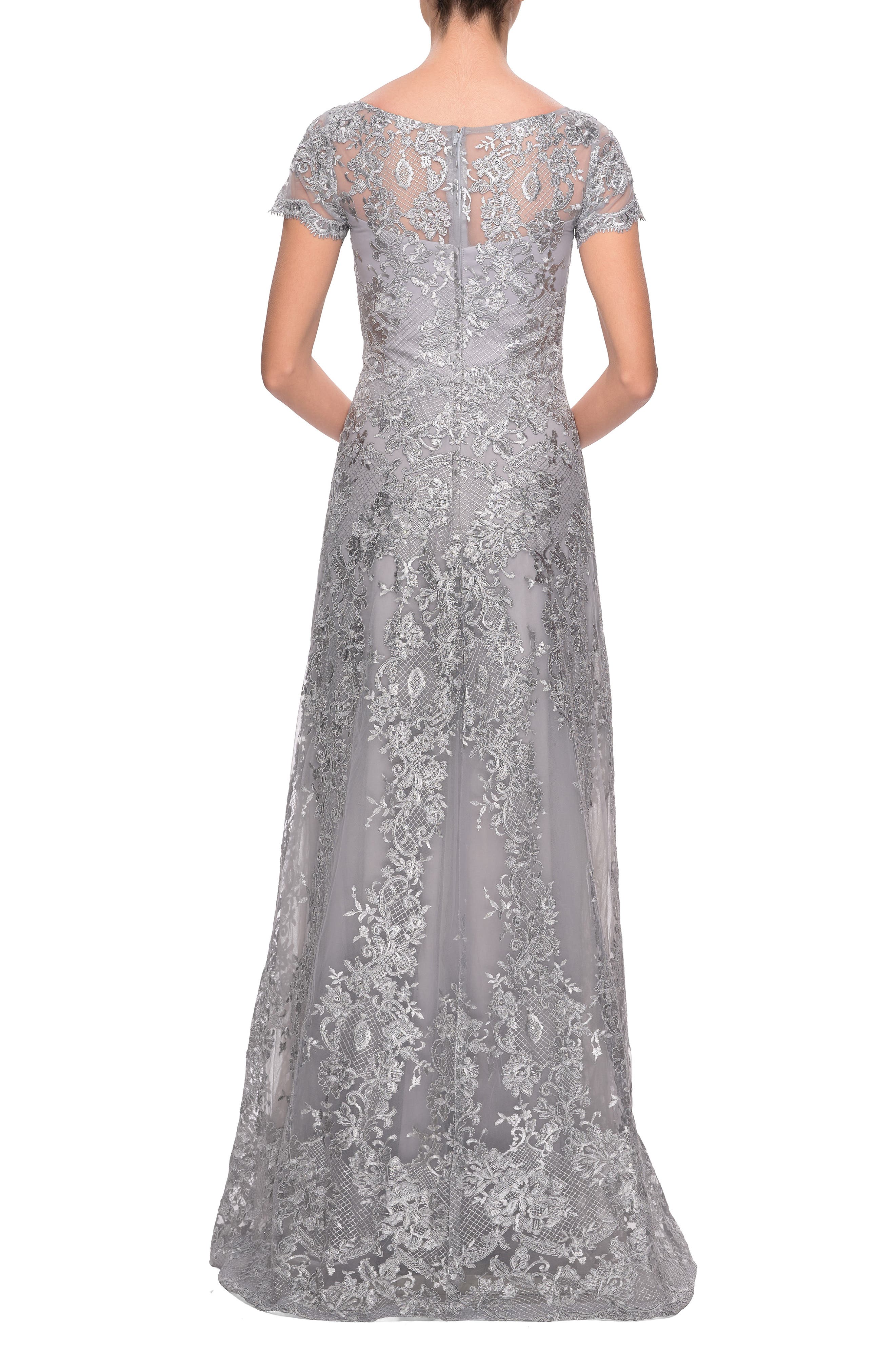 shimmer gown for women