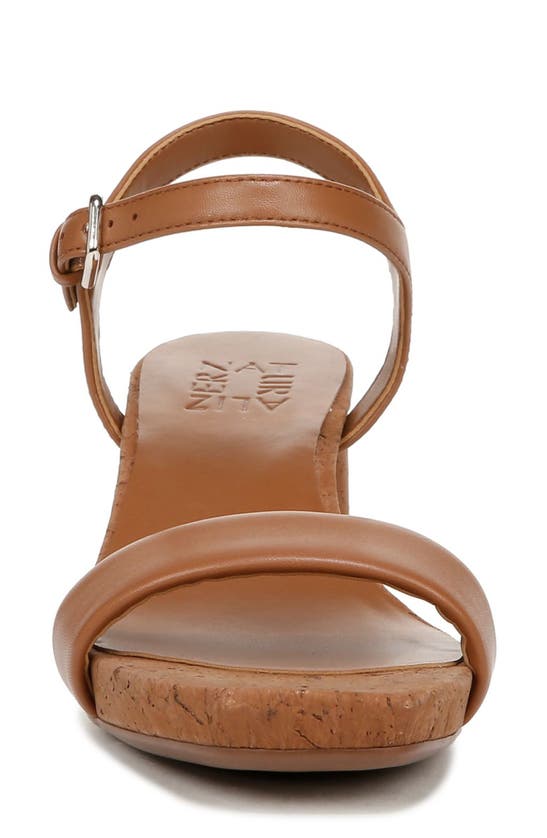 Shop Naturalizer Izzy Ankle Strap Sandal In English Tea Leather