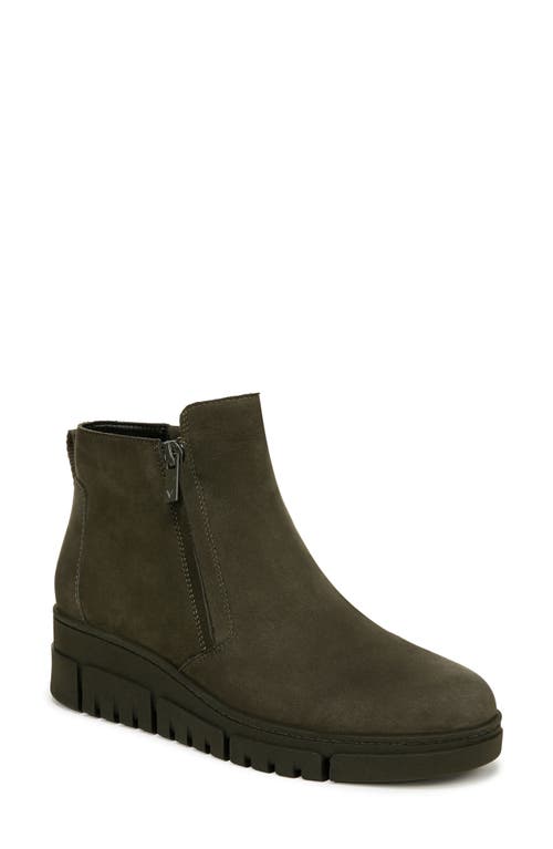 Shop Vionic Uptown Sur Platform Wedge Bootie In Dark Khaki