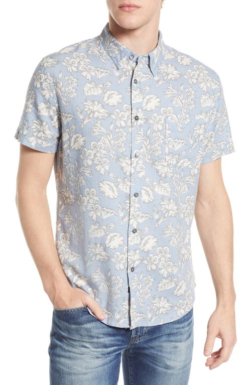 Rails Relaxed Fit Floral Print Short Sleeve Button-Up Shirt Rustic Flower at Nordstrom,