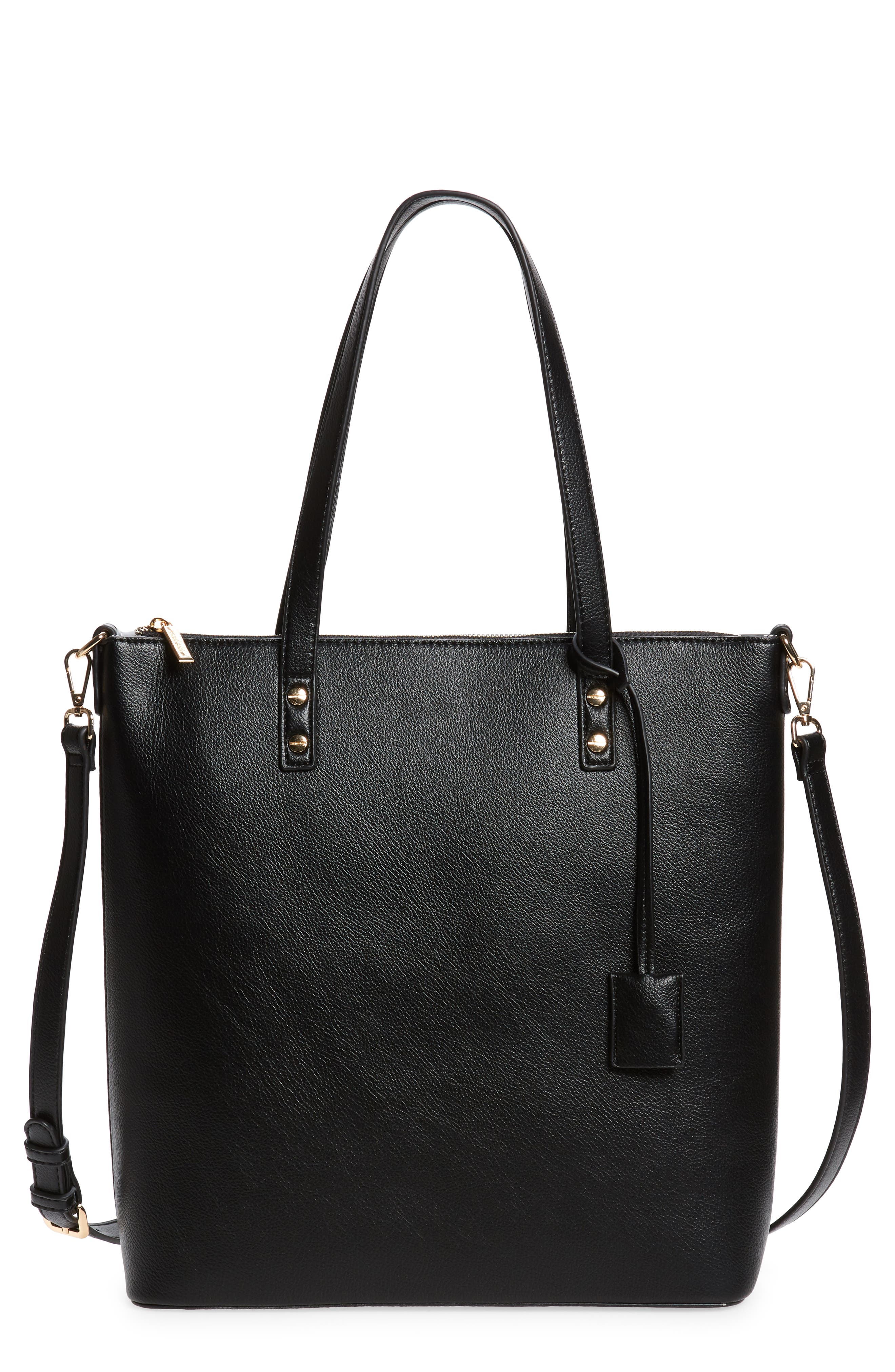Ladies Handbags Designer Women's Block Tote Bags Faux Leather New 